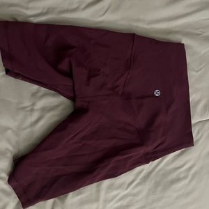 Lulu lemon high rise align shorts